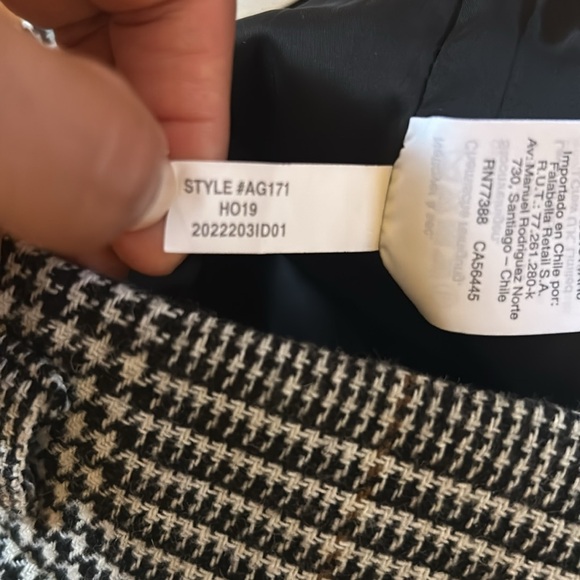 J. Crew High-rise tapered pant in Glen plaid size 00 - Picture 7 of 8